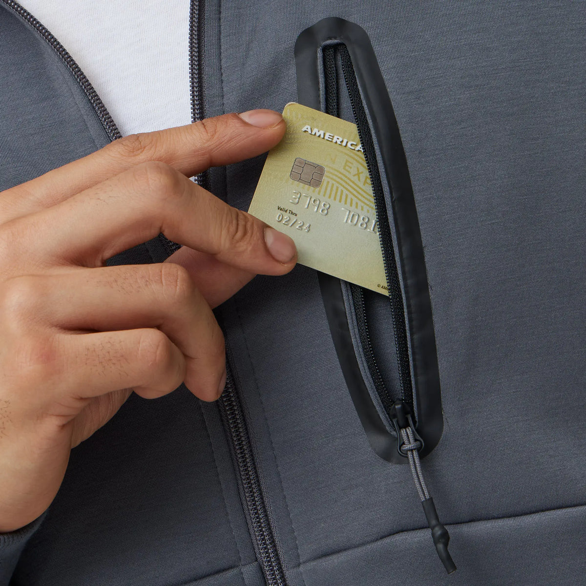 Alpha Zip Ups Jackets Ash Grey - XYXX Crew