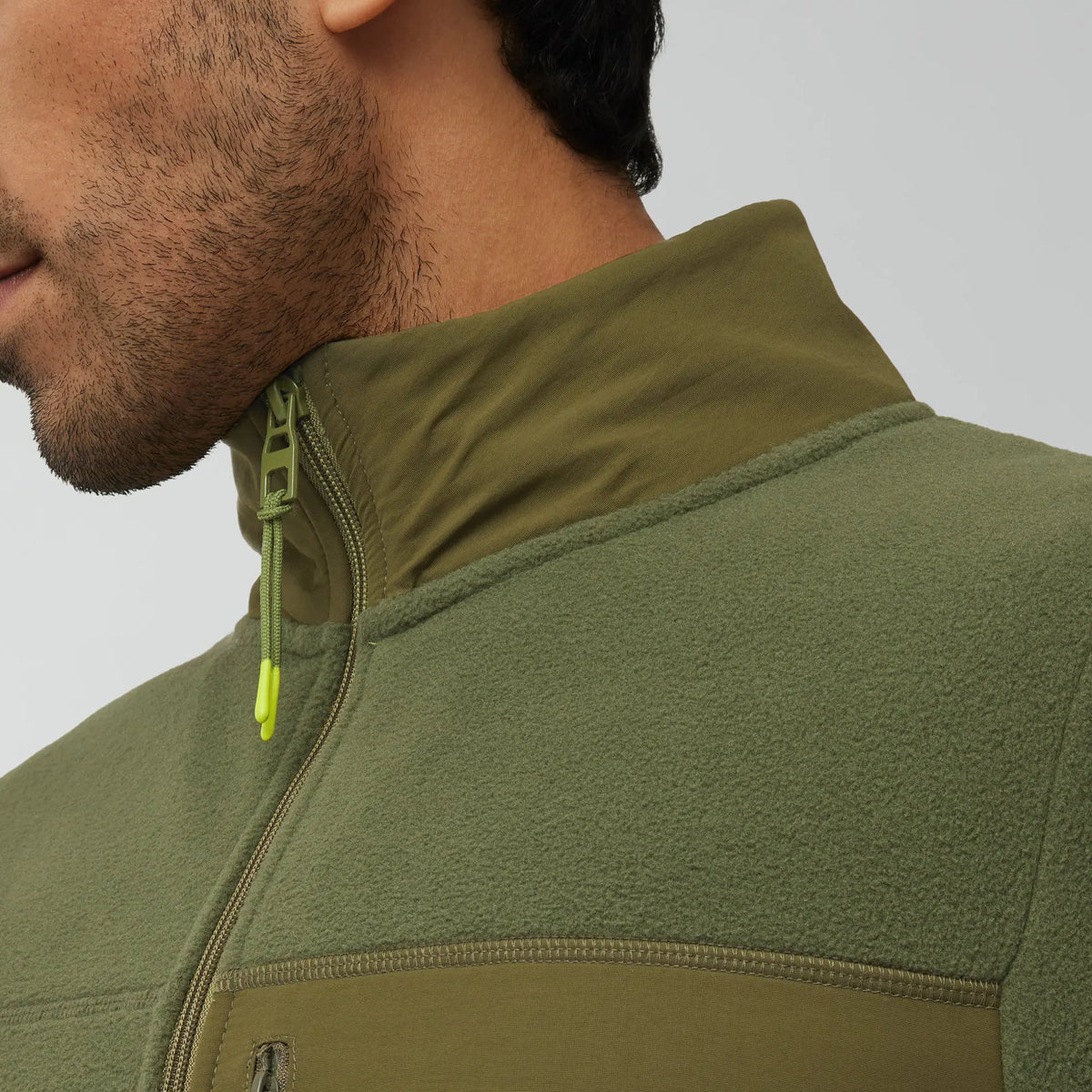 Alterra Fleece Jackets Olive Green - XYXX Crew