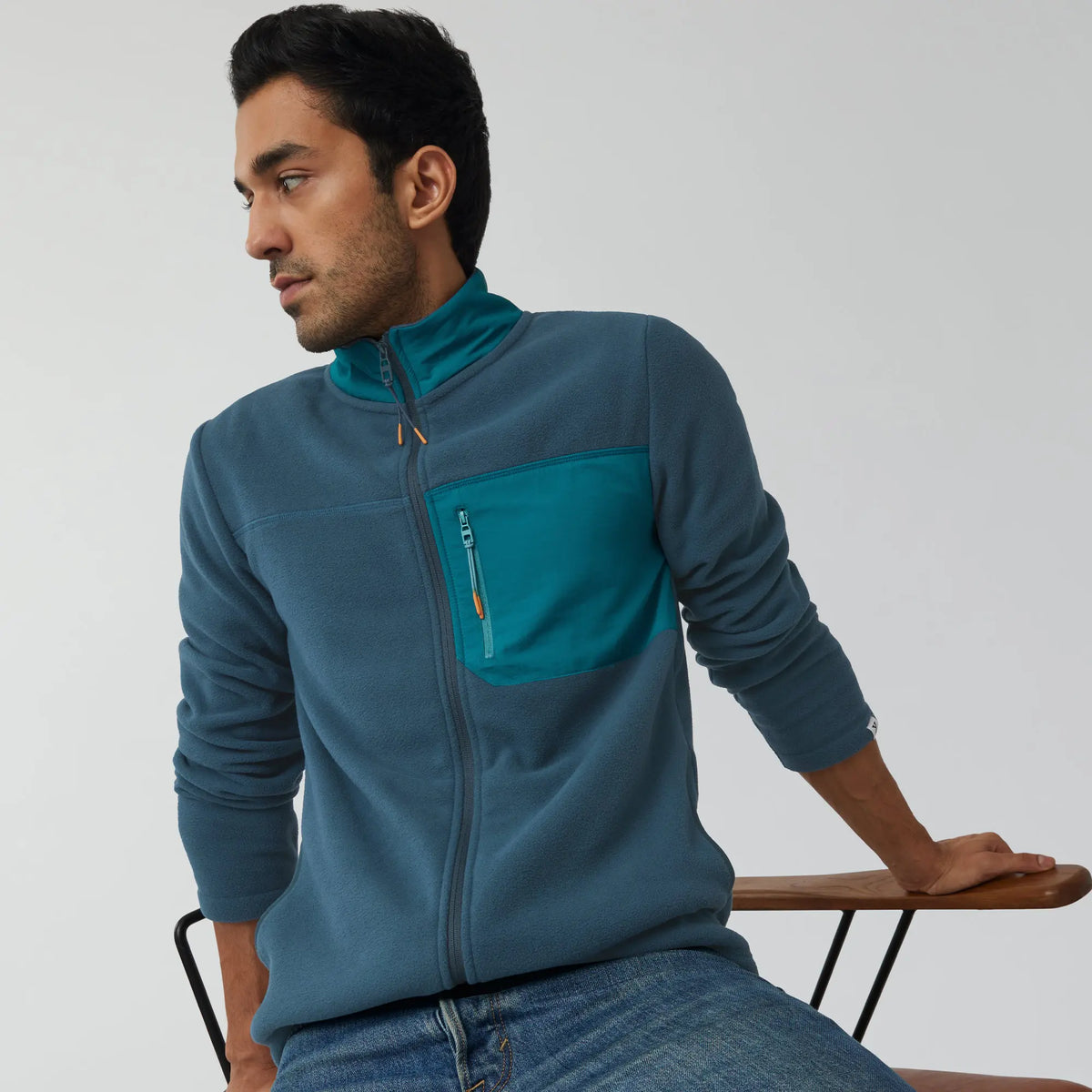 Alterra Fleece Jackets Sea Blue - XYXX Crew