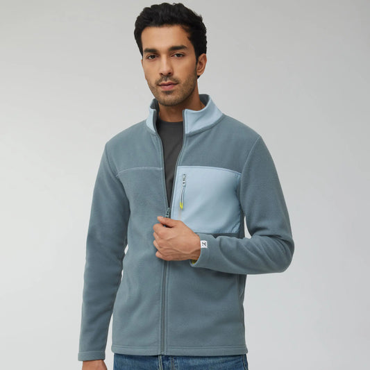 Alterra Fleece Jackets Storm Blue - XYXX Crew
