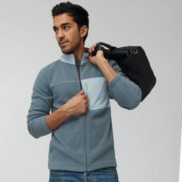 Alterra Fleece Jackets Storm Blue - XYXX Crew