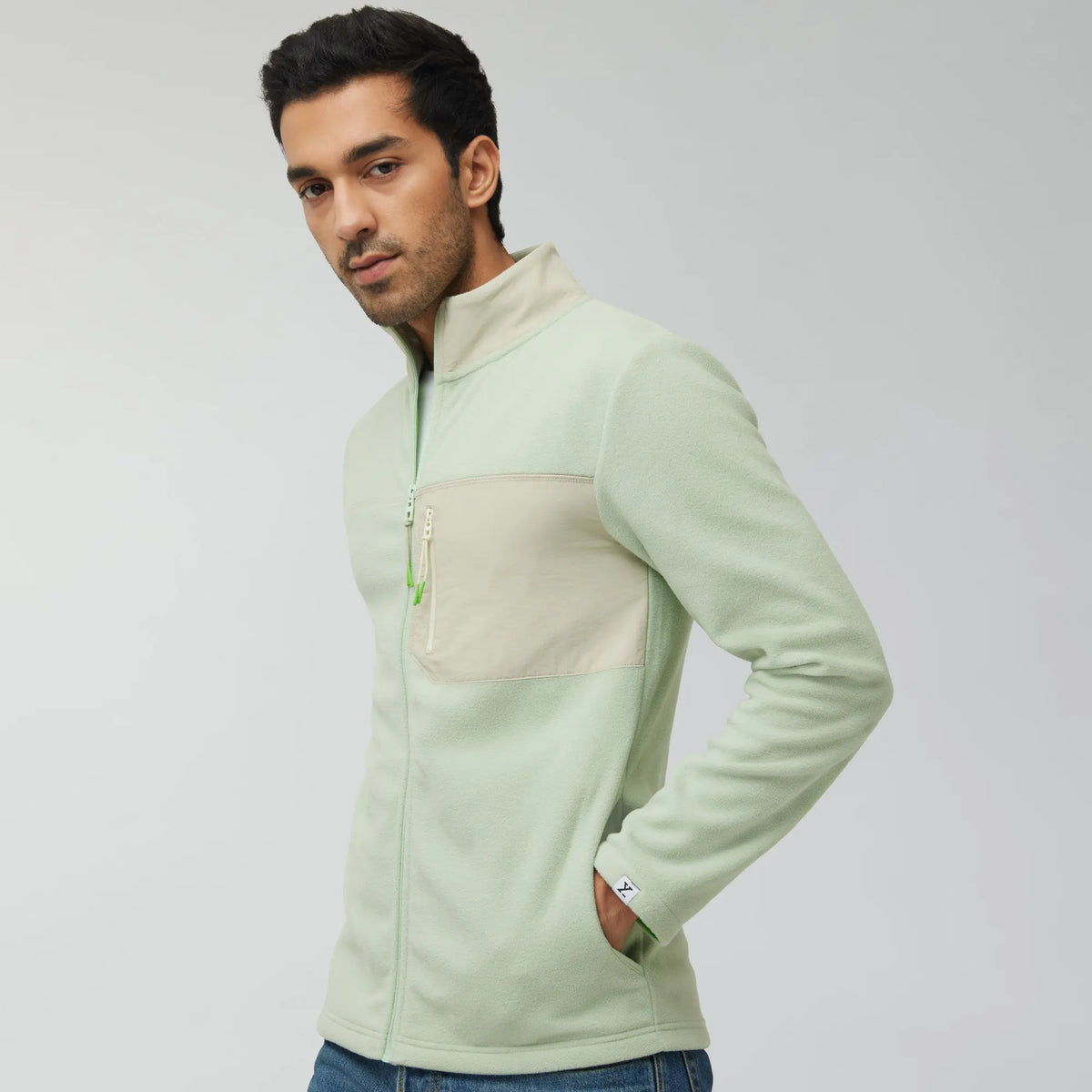 Alterra Fleece Jackets Tea White - XYXX Crew