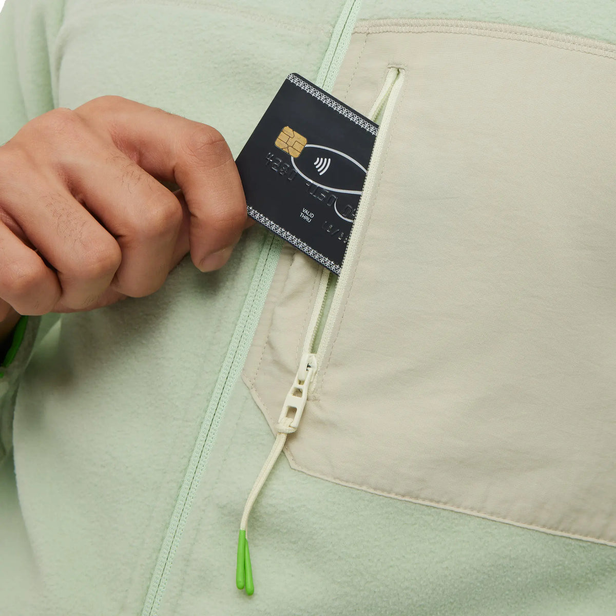 Alterra Fleece Jackets Tea White - XYXX Crew