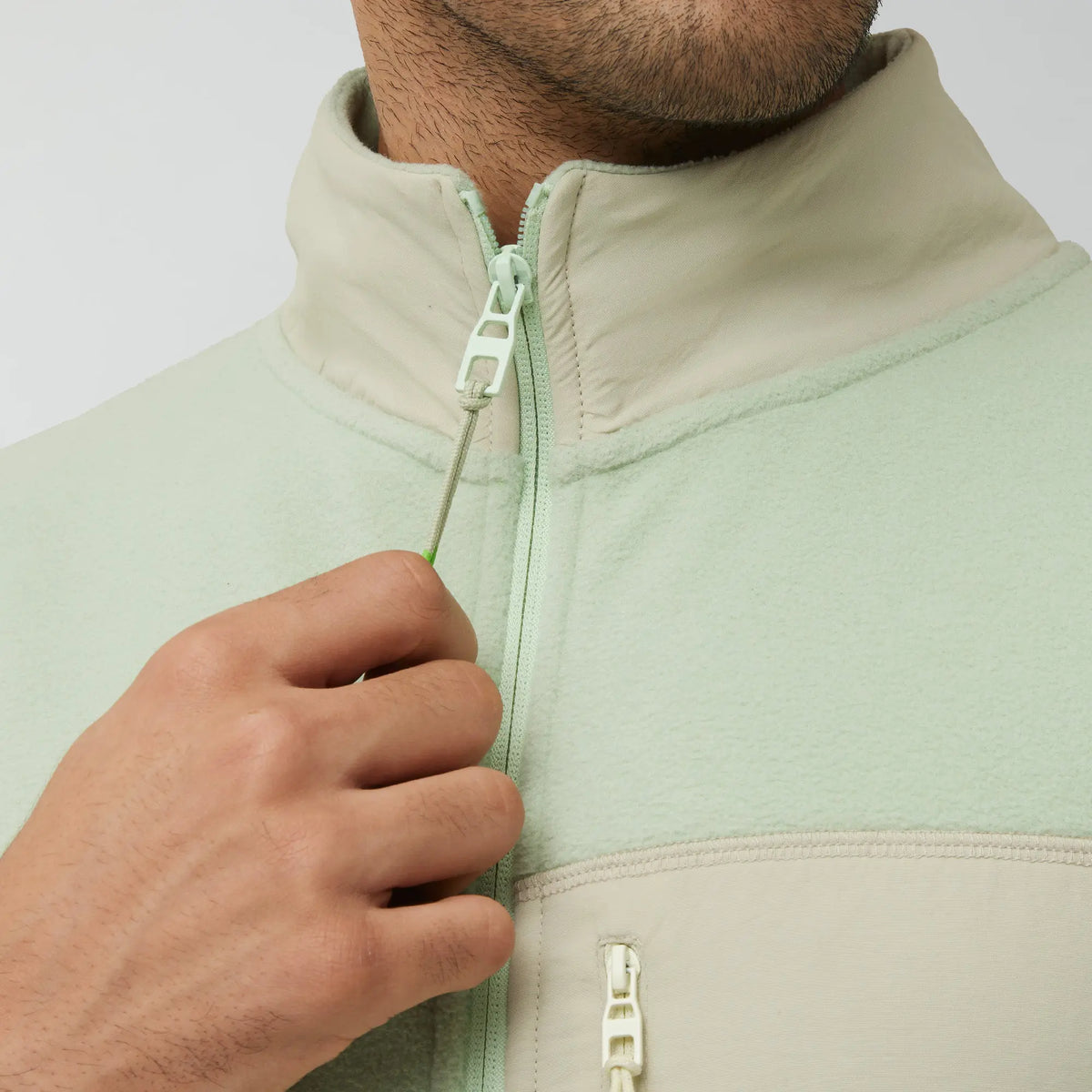 Alterra Fleece Jackets Tea White - XYXX Crew