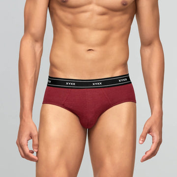 Apollo Bamboo Cotton Briefs Bold Burgundy
