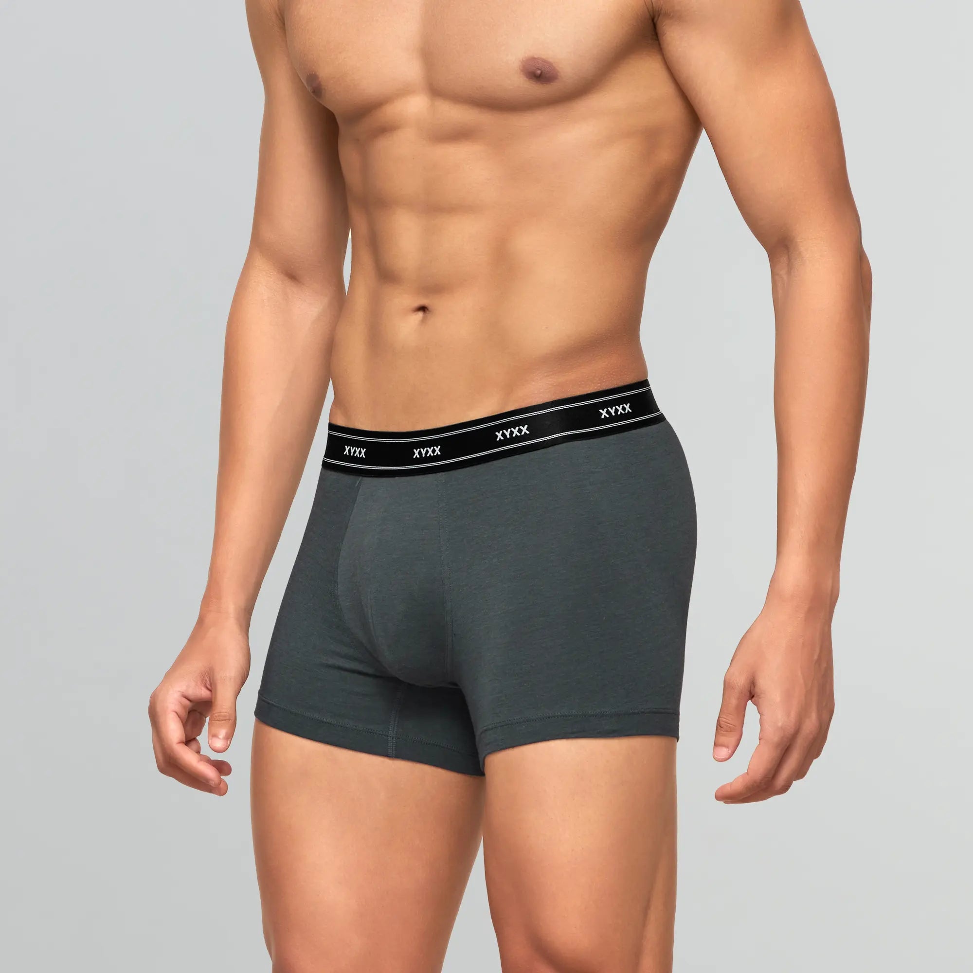 Apollo Bamboo Cotton Trunks Graphite Grey