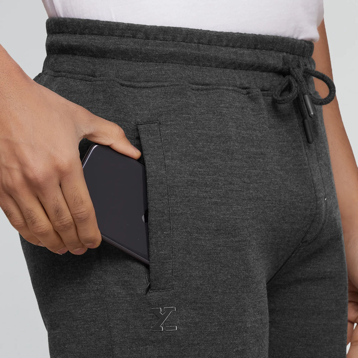 Code Cotton Rich Shorts Graphite Grey - XYXX Crew