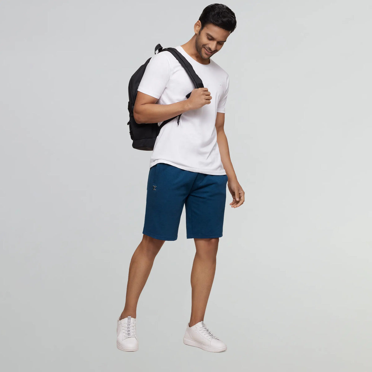 Code Cotton Rich Shorts Oxford Blue - XYXX Crew