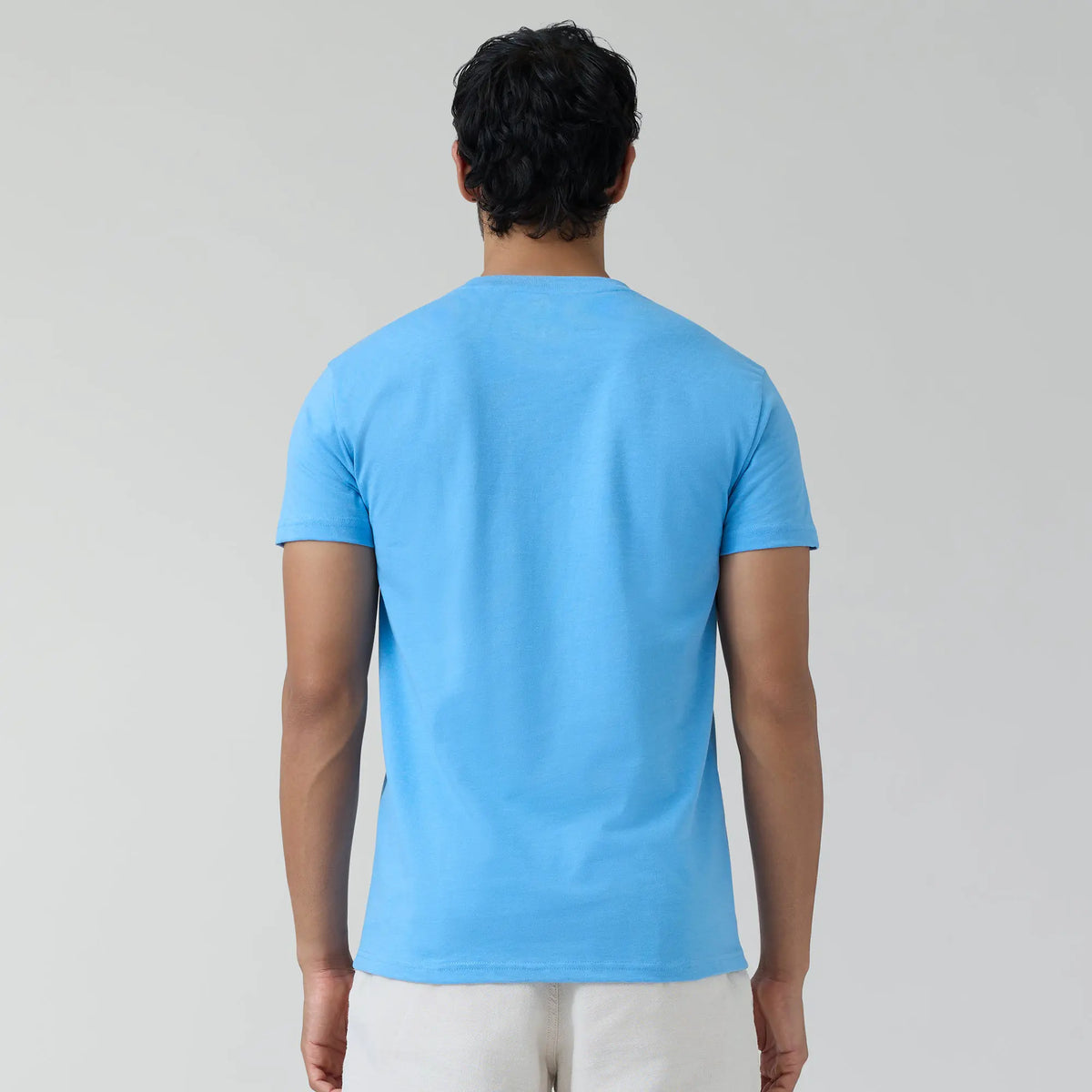 Code Cotton Rich T-shirts Azure Blue - XYXX Crew