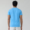 Code Cotton Rich T-shirts For Mens For Men Azure Blue - XYXX Mens Apparels