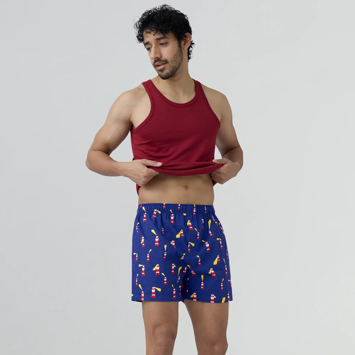 Remix Cotton Boxers Lighthouse Blue - XYXX Crew