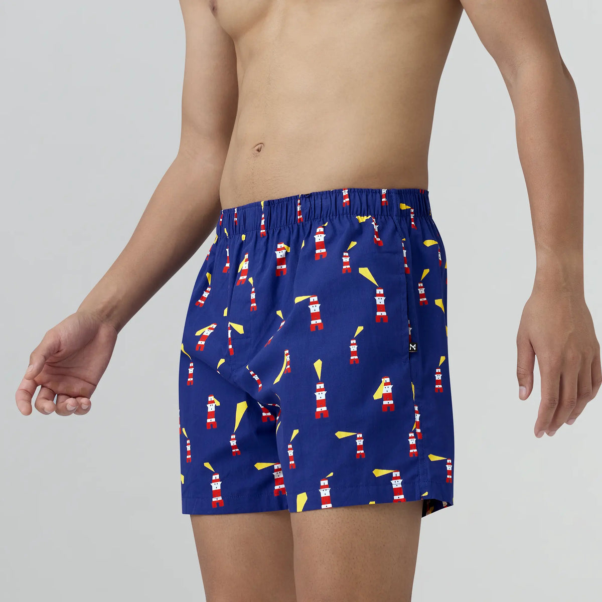 Remix Cotton Boxers Lighthouse Blue - XYXX Crew