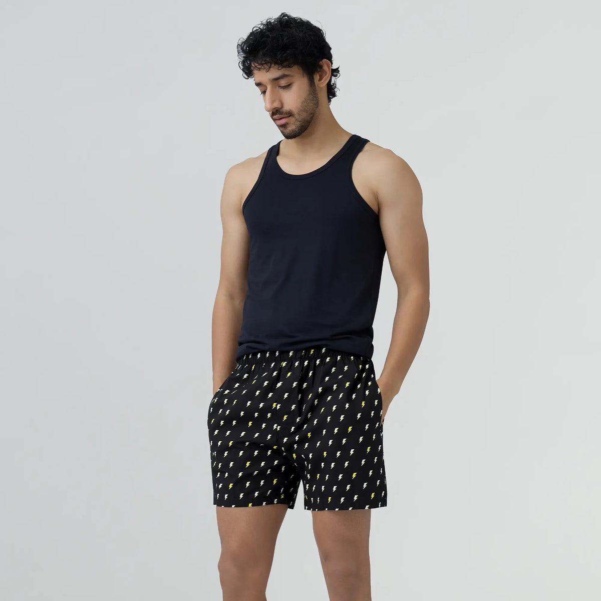 Remix Cotton Boxers Lightning Black - XYXX Crew