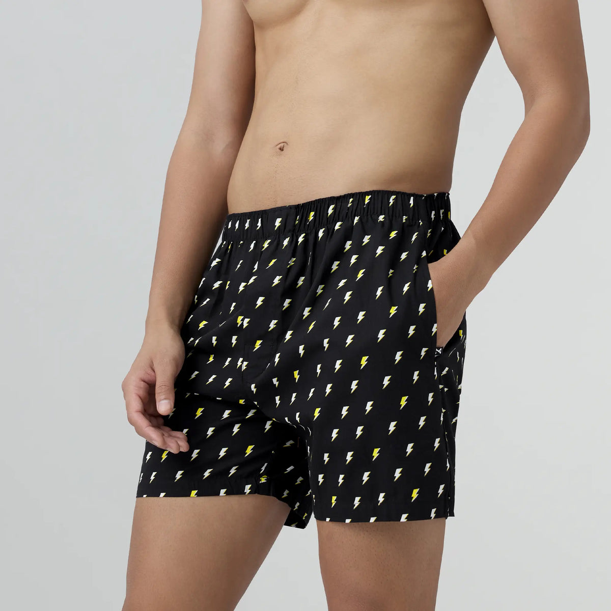 Remix Cotton Boxers Lightning Black - XYXX Crew