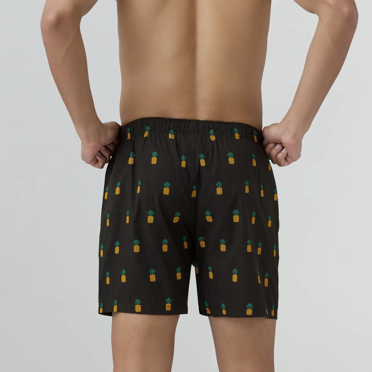 Remix Cotton Boxers Pineapple Black - XYXX Crew