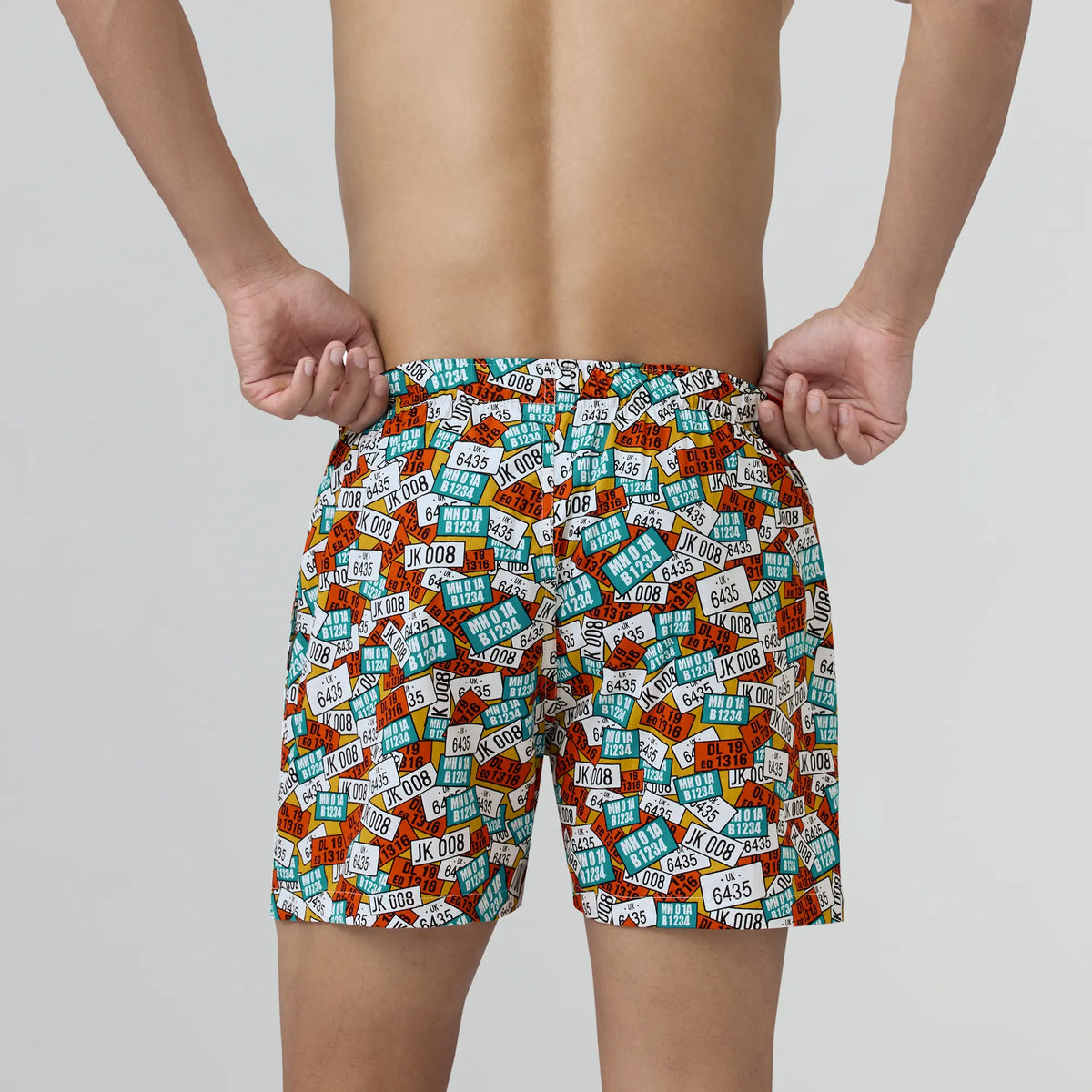 Remix Cotton Boxers Plate Orange - XYXX Crew