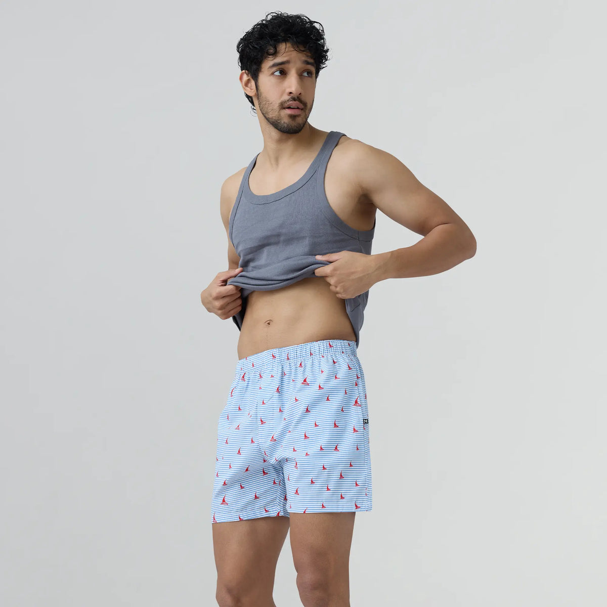 Remix Cotton Boxers Sailor Blue - XYXX Crew