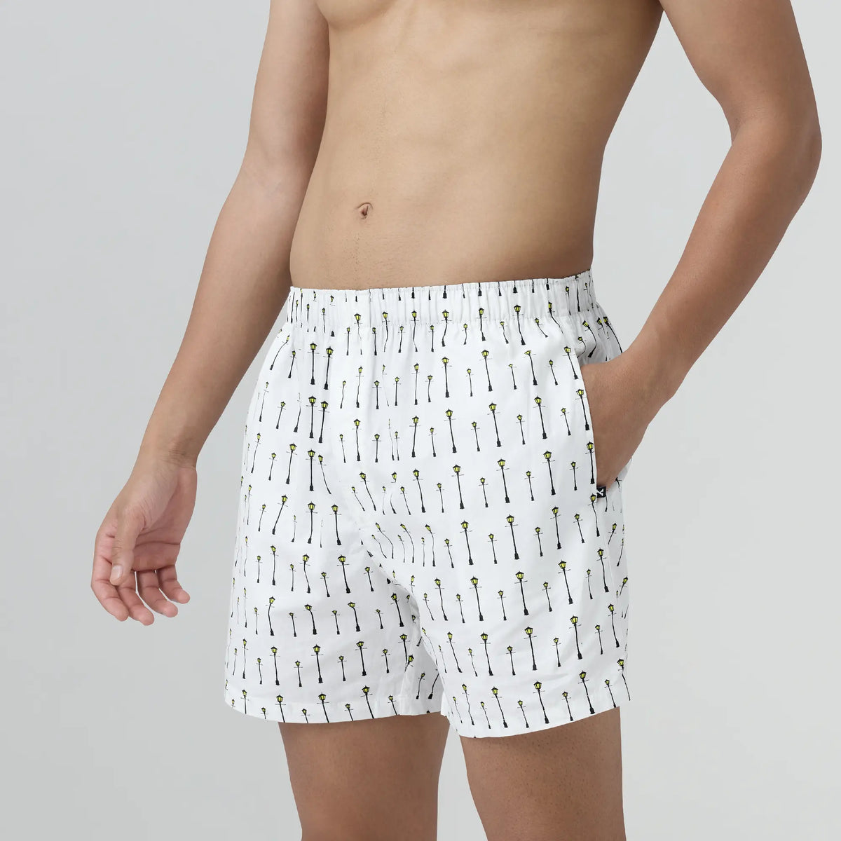 Remix Cotton Boxers Streetlight White - XYXX Crew
