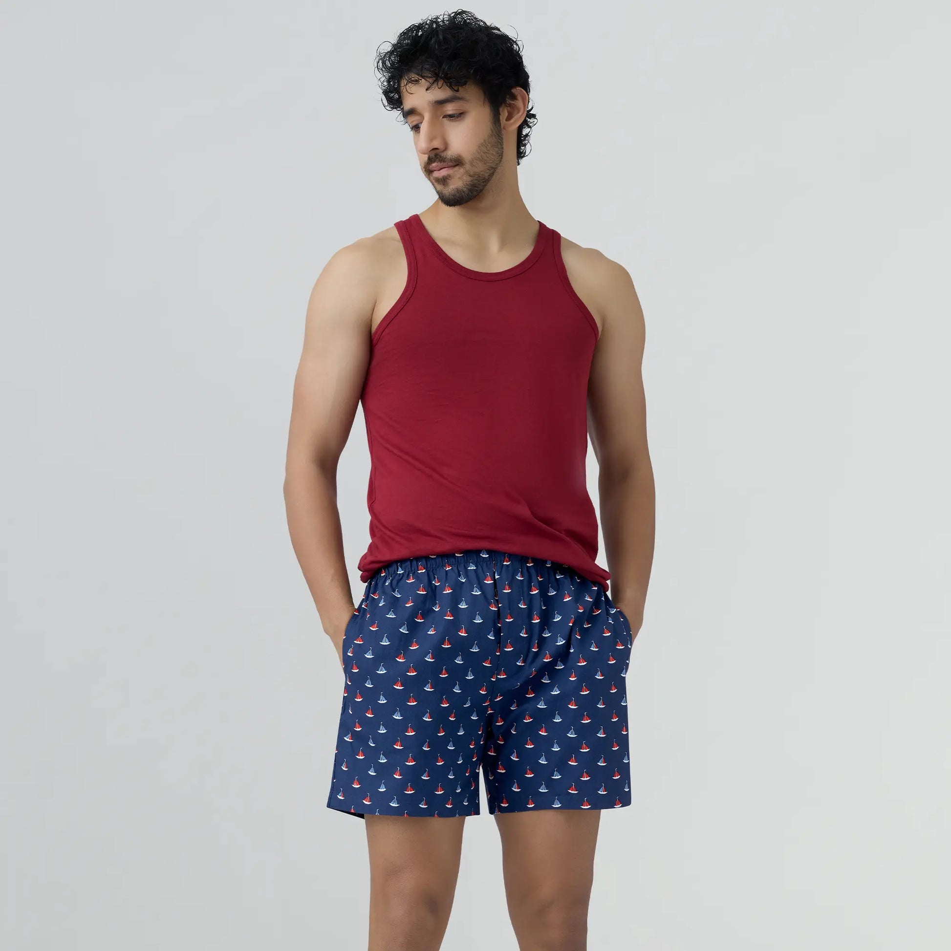 Remix Cotton Boxers Yacht Blue - XYXX Crew