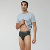 Crest Supima Modal Briefs For Men Charcoal Grey -  XYXX Crew