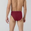 Crux Cotton Stretch Briefs For Men Bold Burgundy -  XYXX Crew