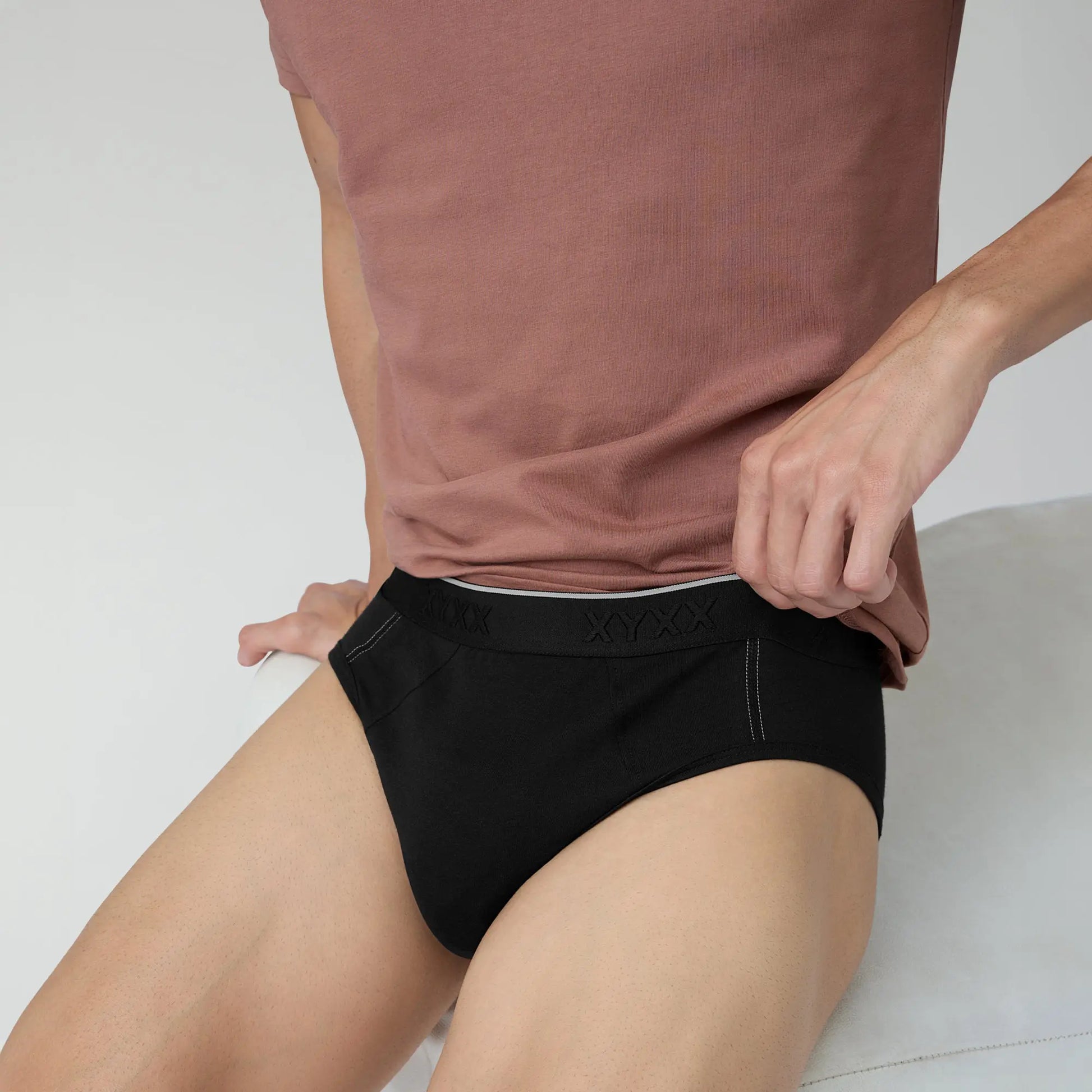 Crux Cotton Stretch Briefs Pitch Black - XYXX Crew