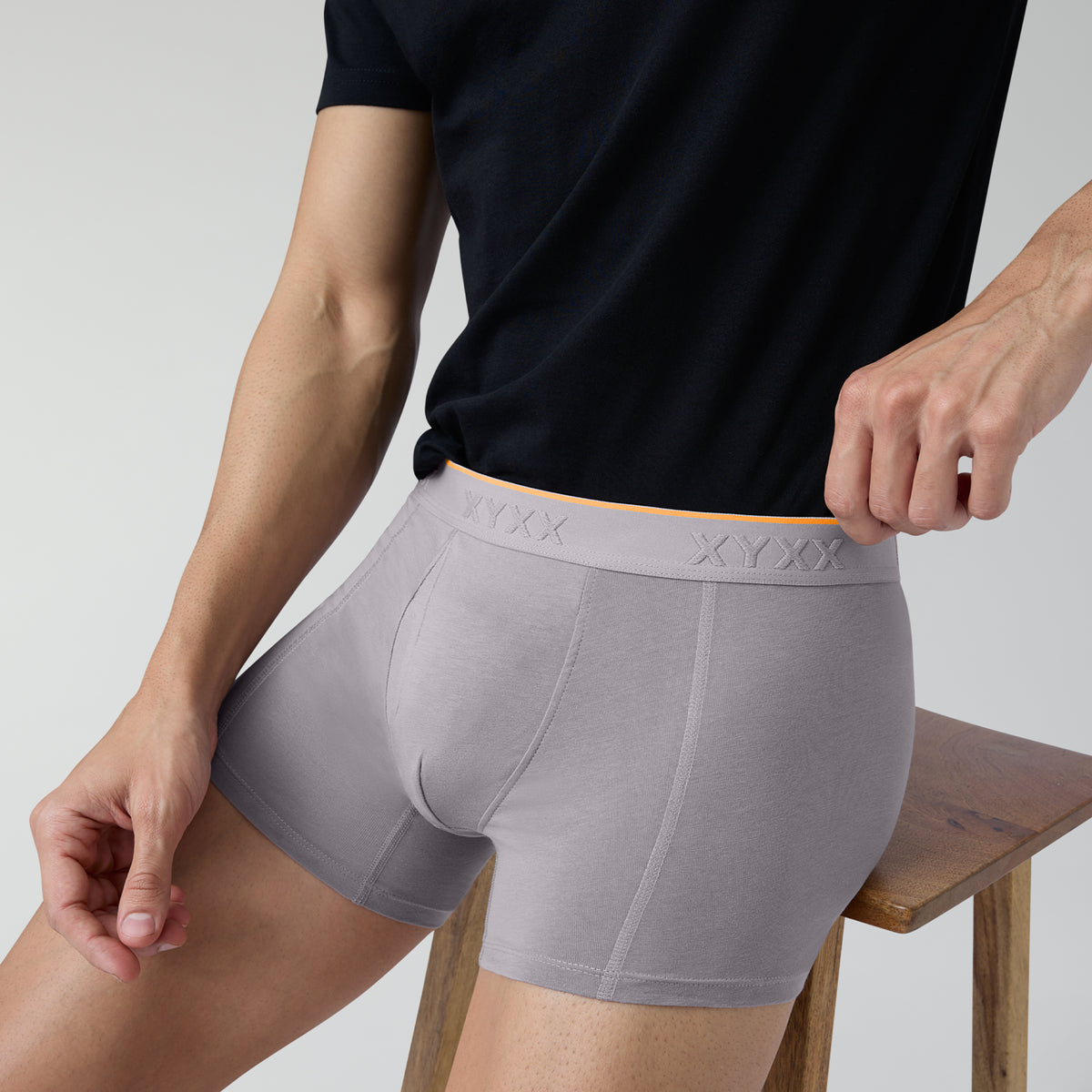 Crux Cotton Stretch Trunks Cloud Grey - XYXX Crew
