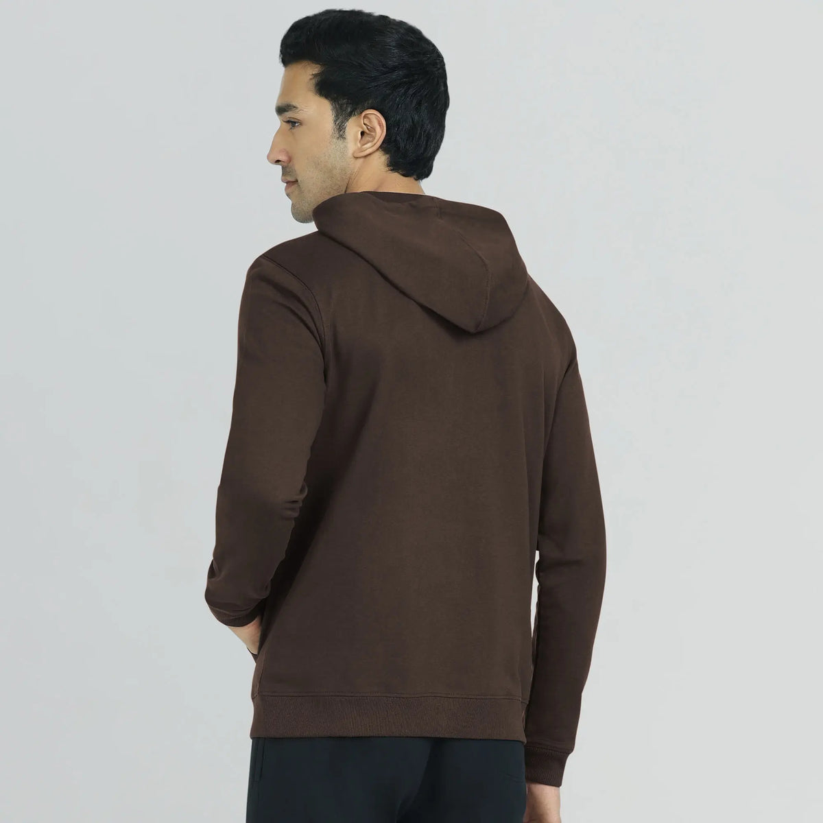 Cruze French Terry Cotton Hoodie Jackets Malt Brown - XYXX Crew