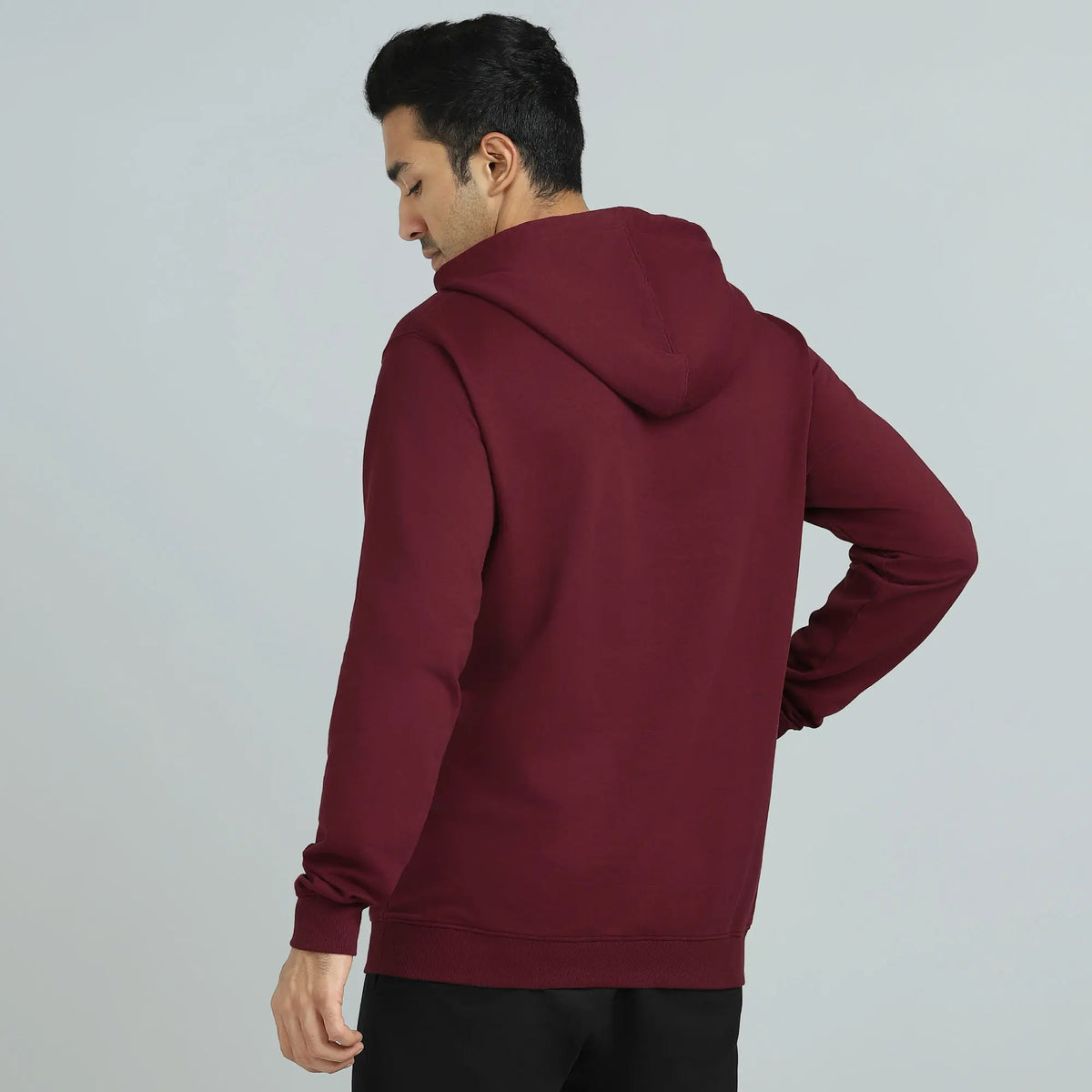 Cruze French Terry Cotton Hoodies Auburn Red - XYXX Crew