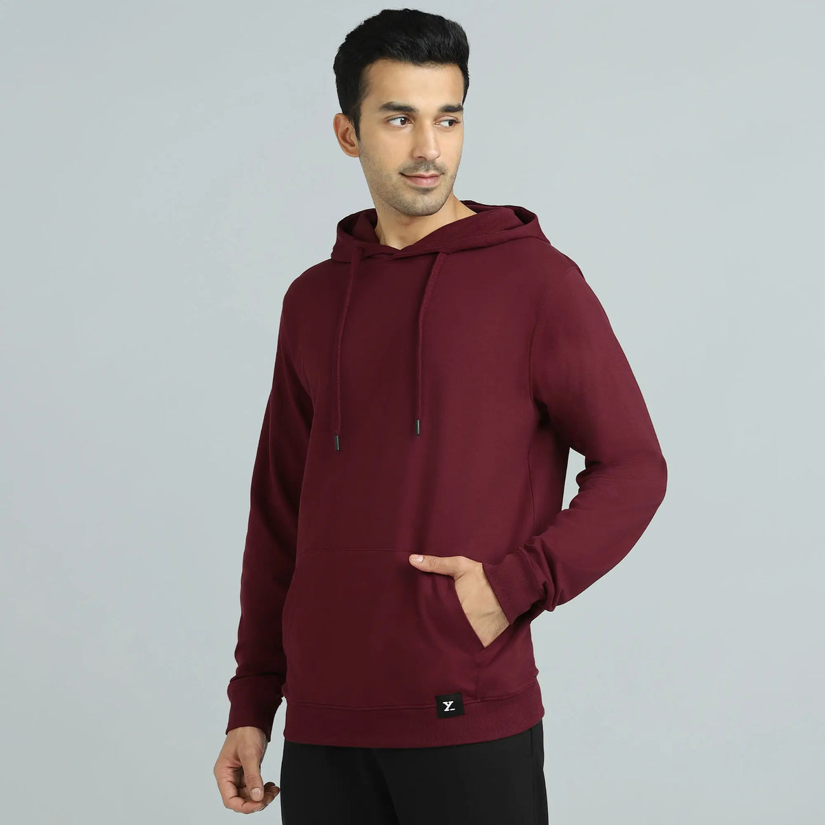Cruze French Terry Cotton Hoodies Auburn Red - XYXX Crew