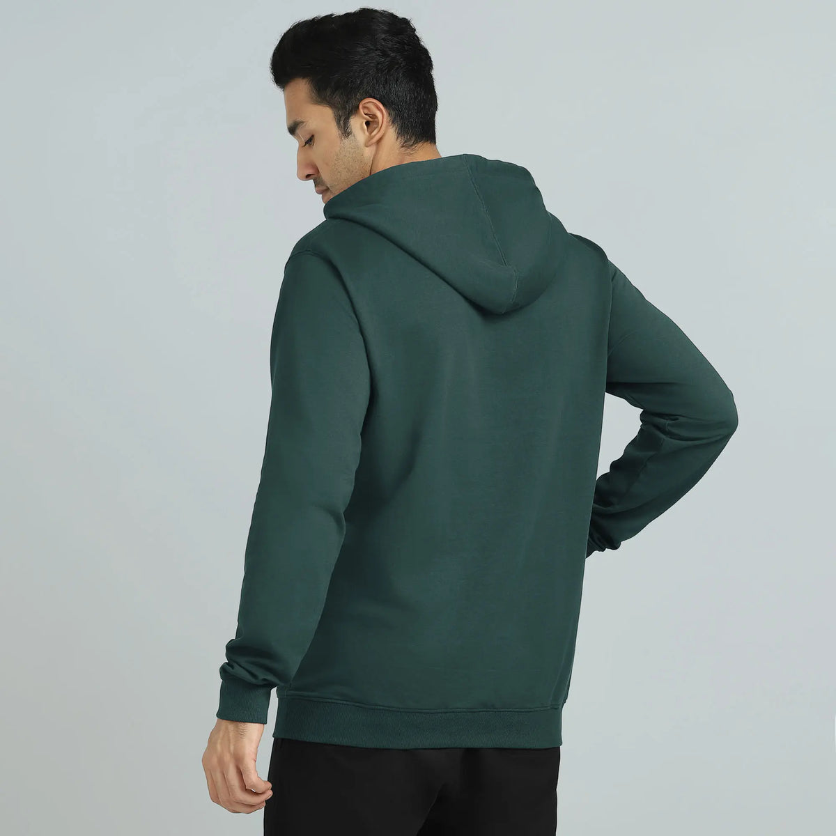 Cruze French Terry Cotton Hoodies Forest Green - XYXX Crew