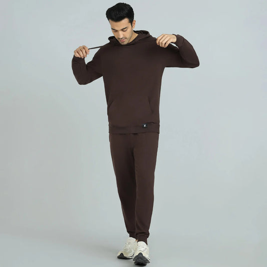 Cruze French Terry Cotton Hoodies Malt Brown - XYXX Crew