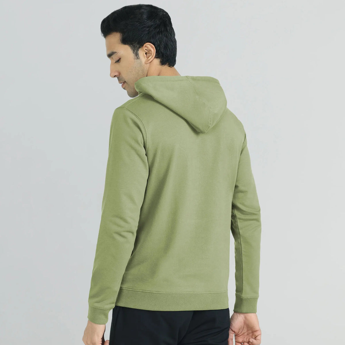 Cruze French Terry Cotton Hoodies Olive Green - XYXX Crew