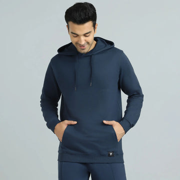 Cruze French Terry Cotton Hoodies Opal Blue - XYXX Crew