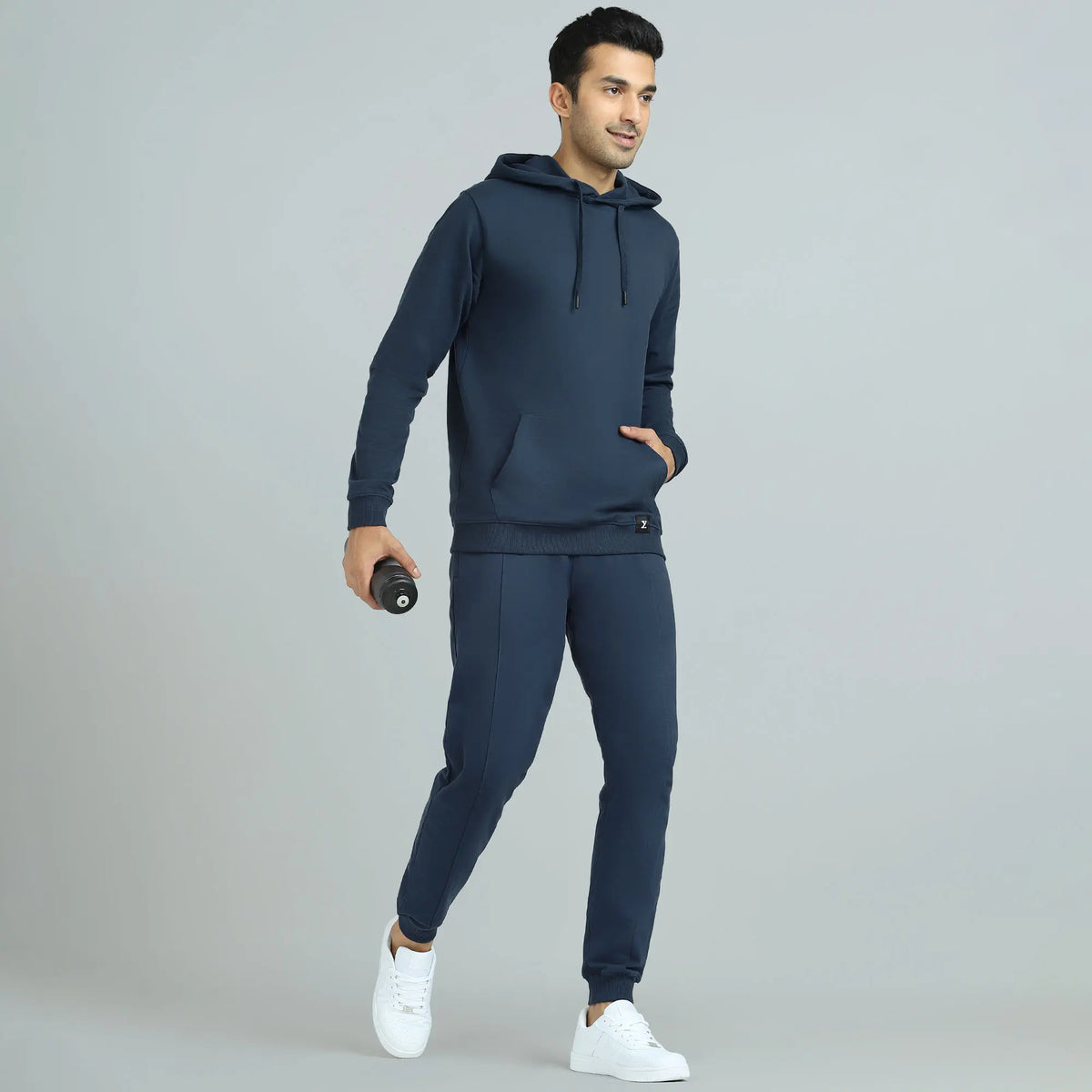 Cruze French Terry Cotton Hoodies Opal Blue - XYXX Crew