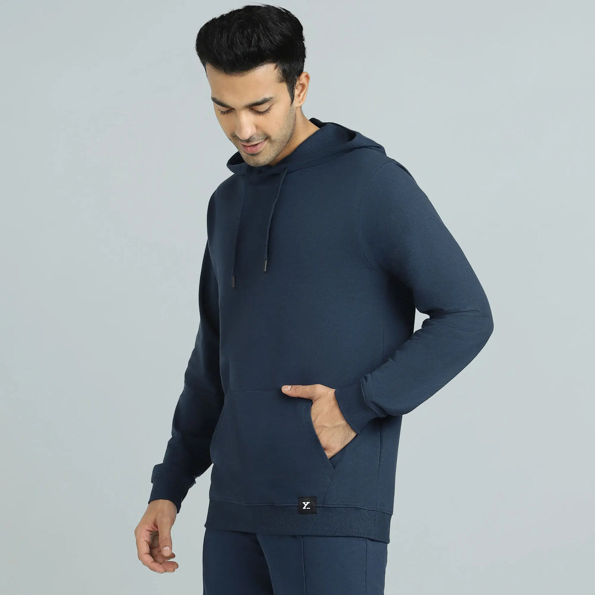 Cruze French Terry Cotton Hoodies Opal Blue - XYXX Crew