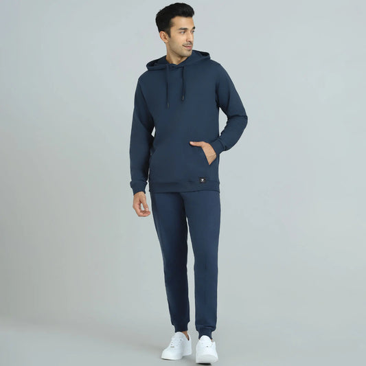 Cruze French Terry Cotton Hoodies Opal Blue - XYXX Crew