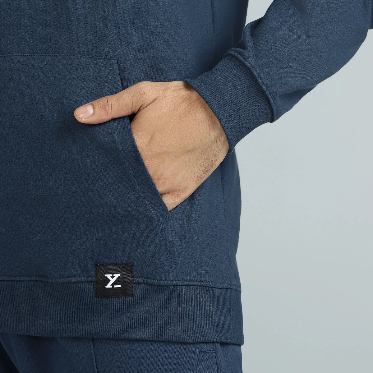 Cruze French Terry Cotton Hoodies Opal Blue - XYXX Crew