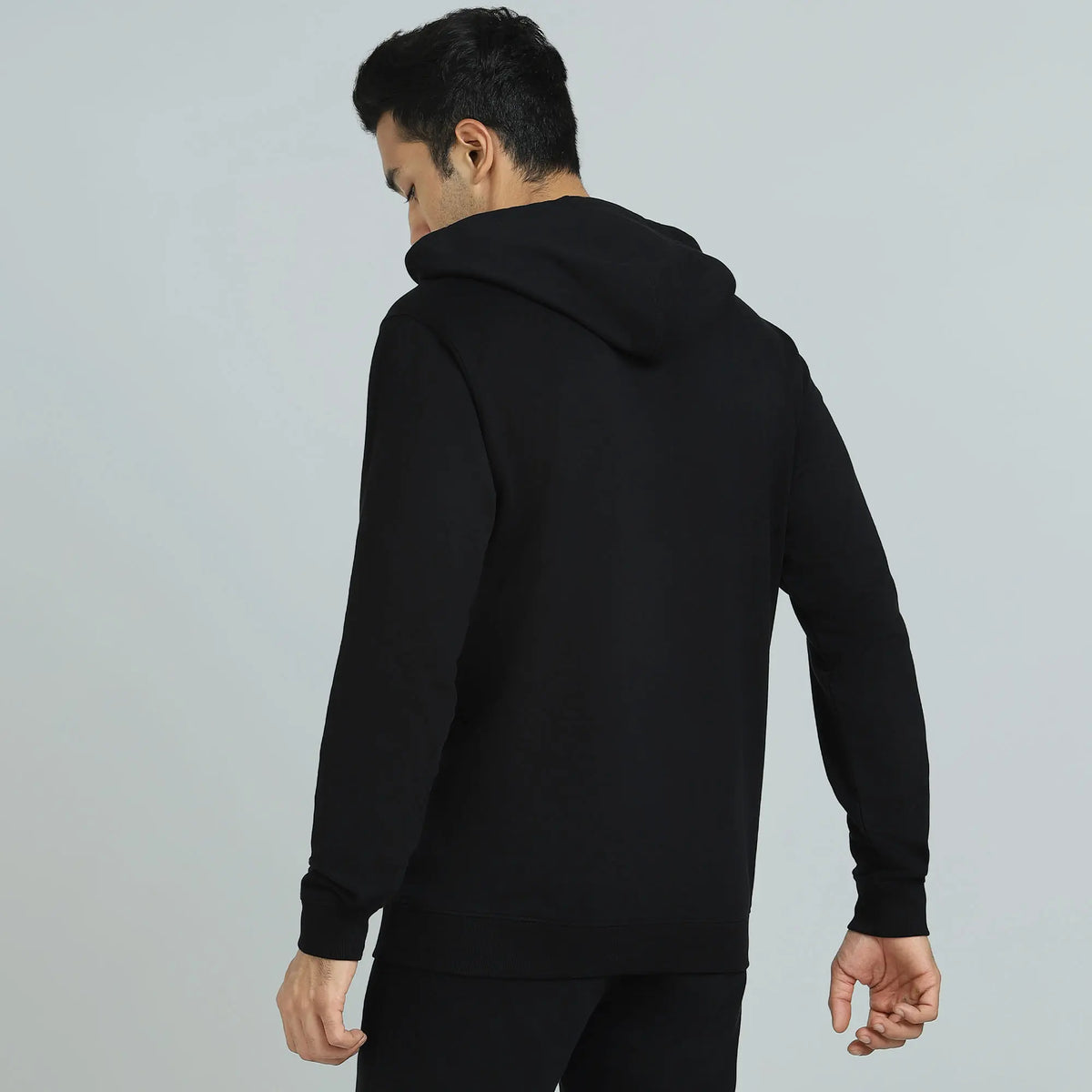 Cruze French Terry Cotton Hoodies Pitch Black - XYXX Crew