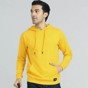 Cruze French Terry Cotton Hoodies Vivid Yellow - XYXX Crew