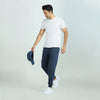 Cruze French Terry Cotton Joggers For Men Opal Blue -  XYXX Crew