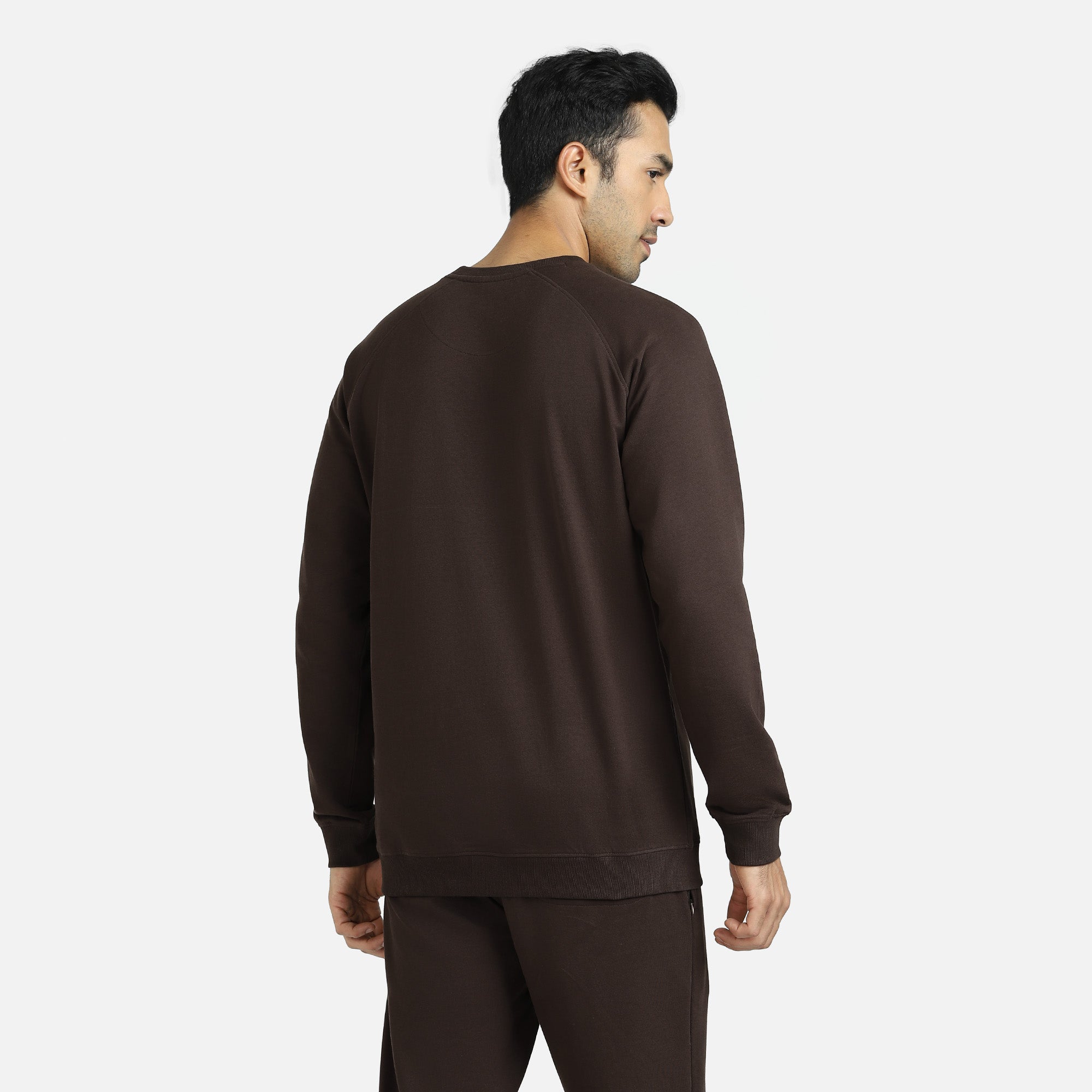 Cruze French Terry Cotton Sweatshirts Malt Brown - XYXX Crew