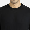 Cruze French Terry Cotton Sweatshirts Pitch Black - XYXX Crew