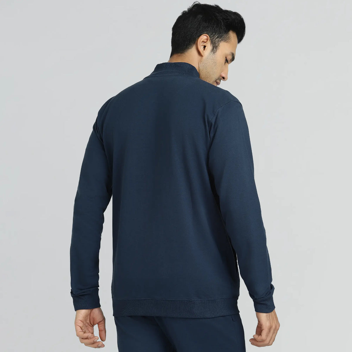 Cruze French Terry Cotton Zip Ups Opal Blue - XYXX Crew
