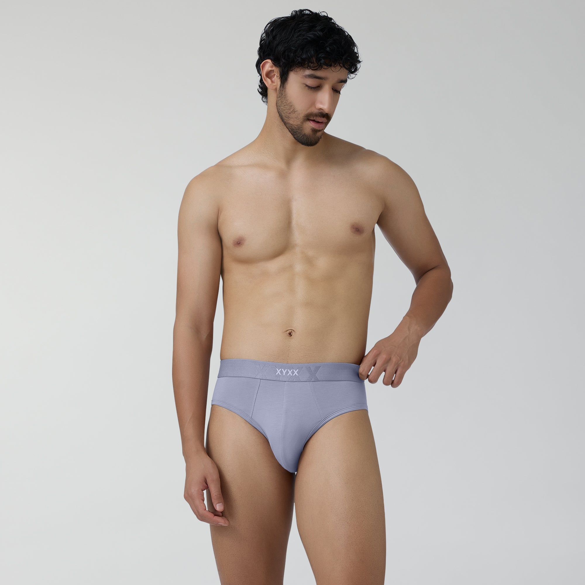 Element Cotton Stretch Briefs For Men Ash Grey -  XYXX Crew