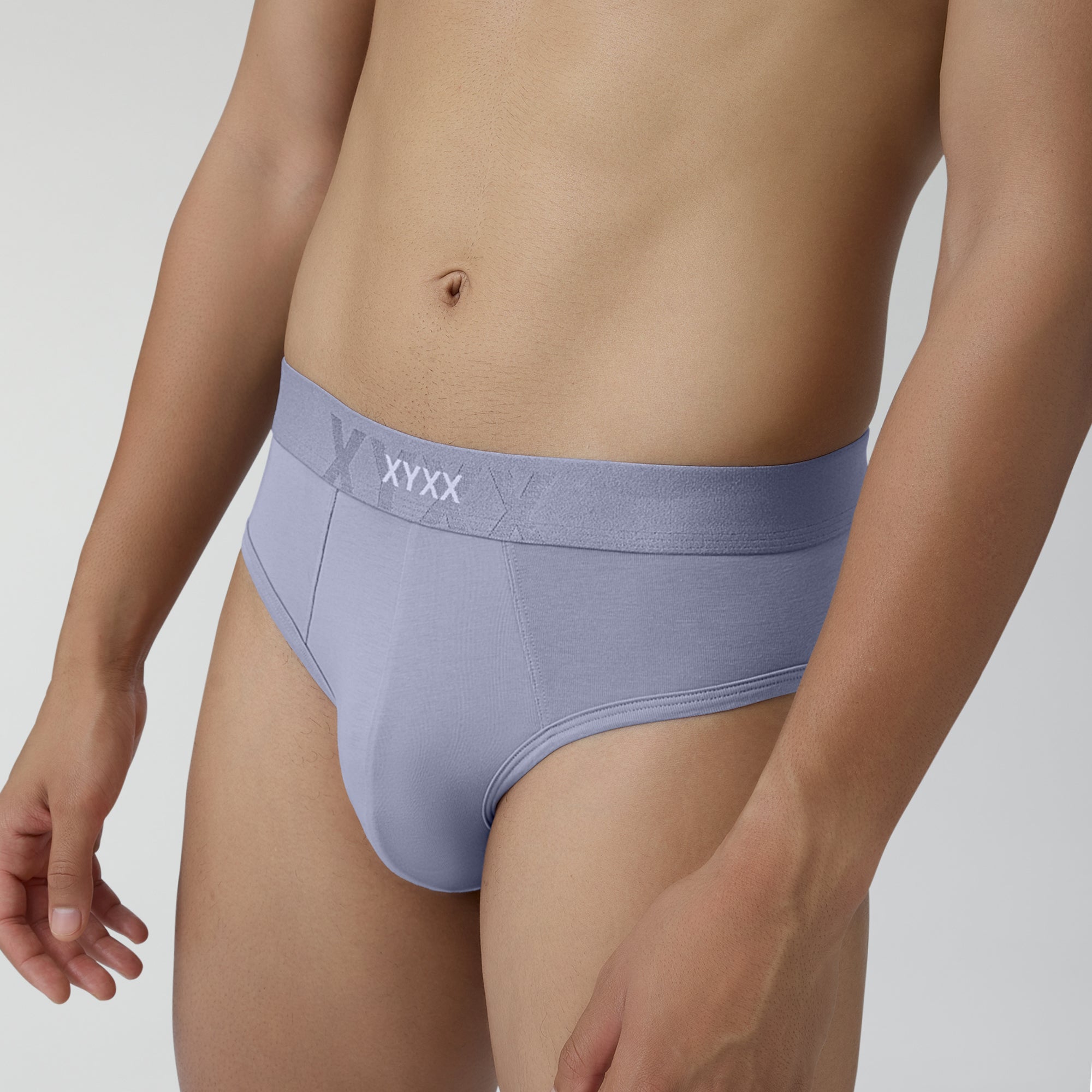 Element Cotton Stretch Briefs For Men Ash Grey -  XYXX Crew