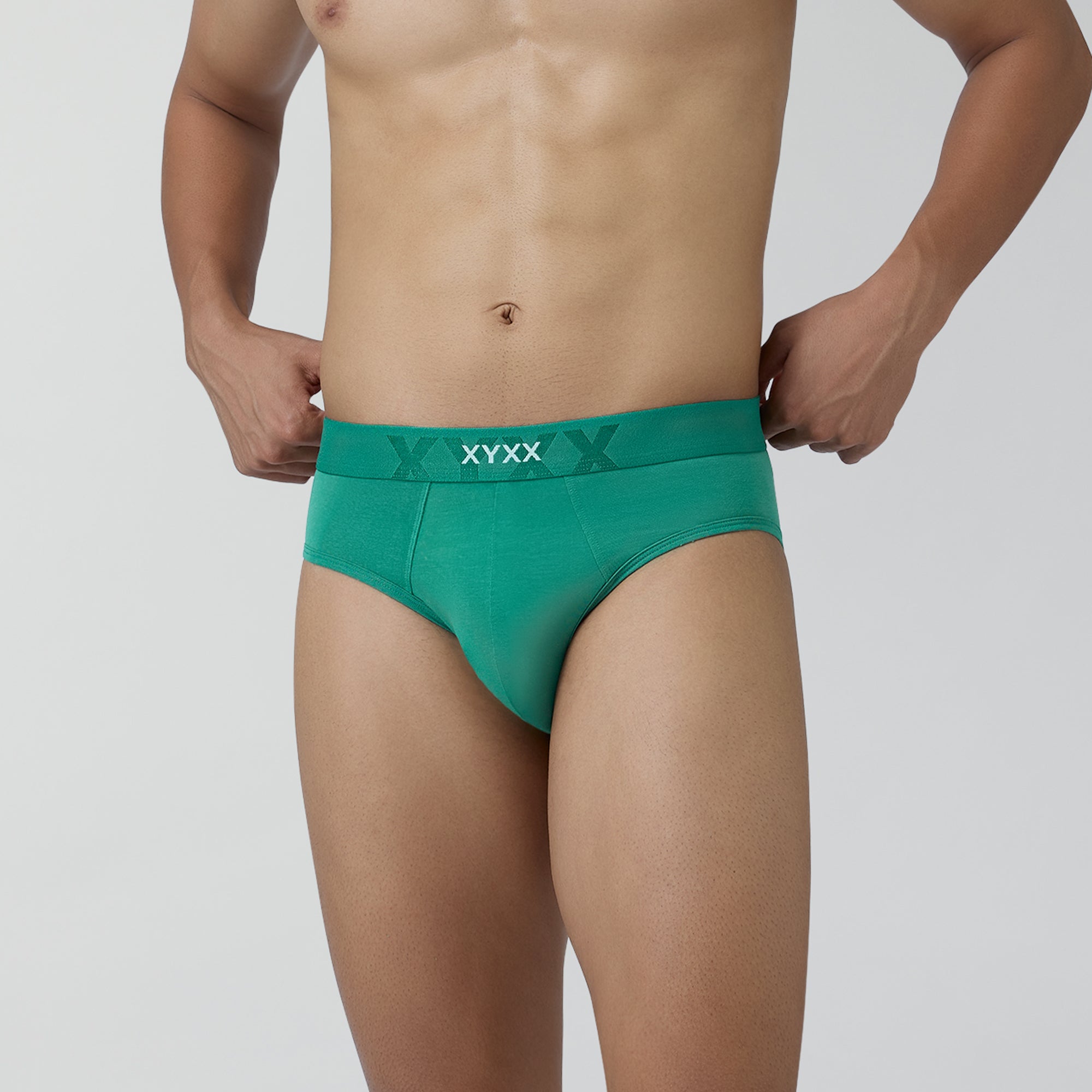 Element Cotton Stretch Briefs For Men Lush Green -  XYXX Crew