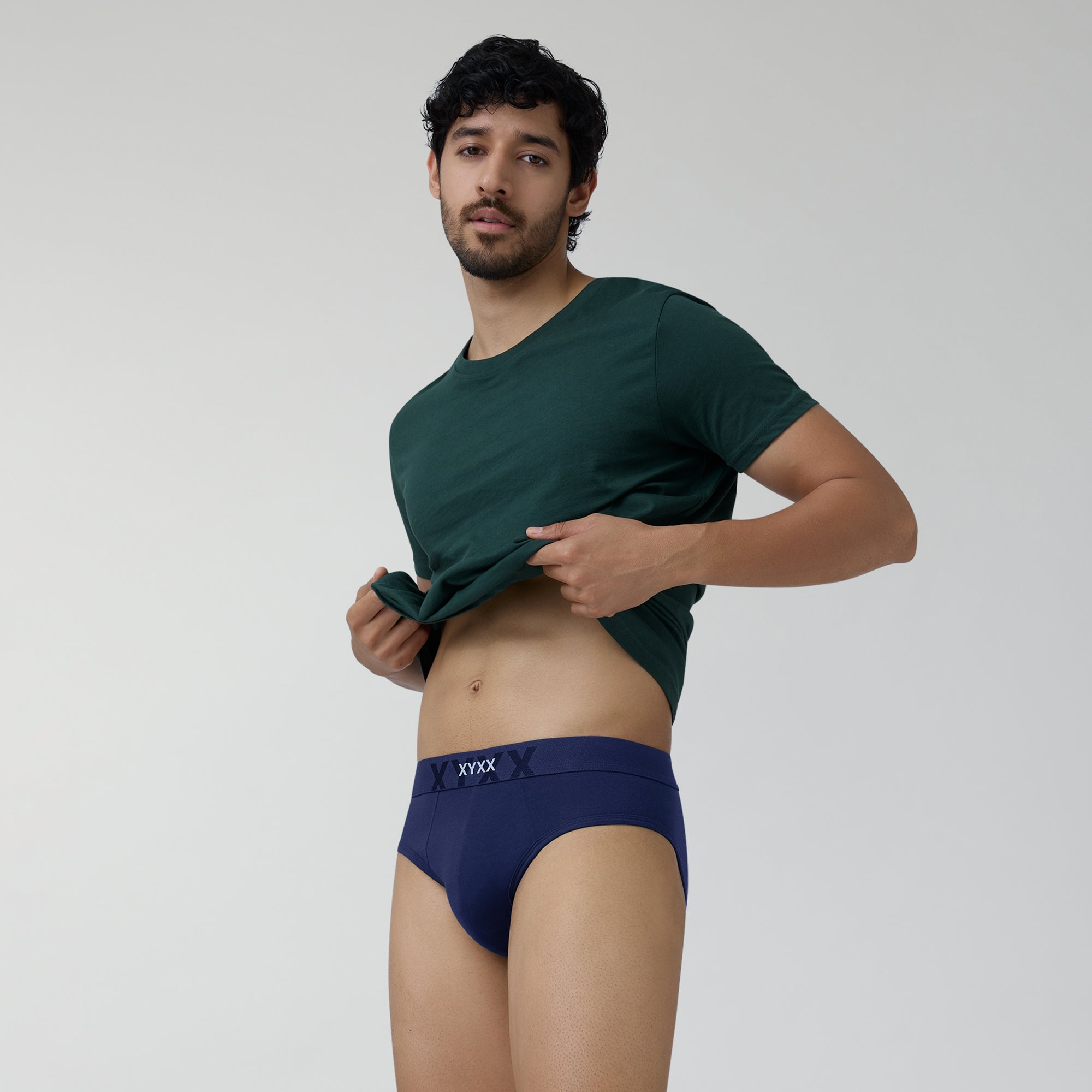 Element Cotton Stretch Briefs For Men Midnight Blue -  XYXX Crew