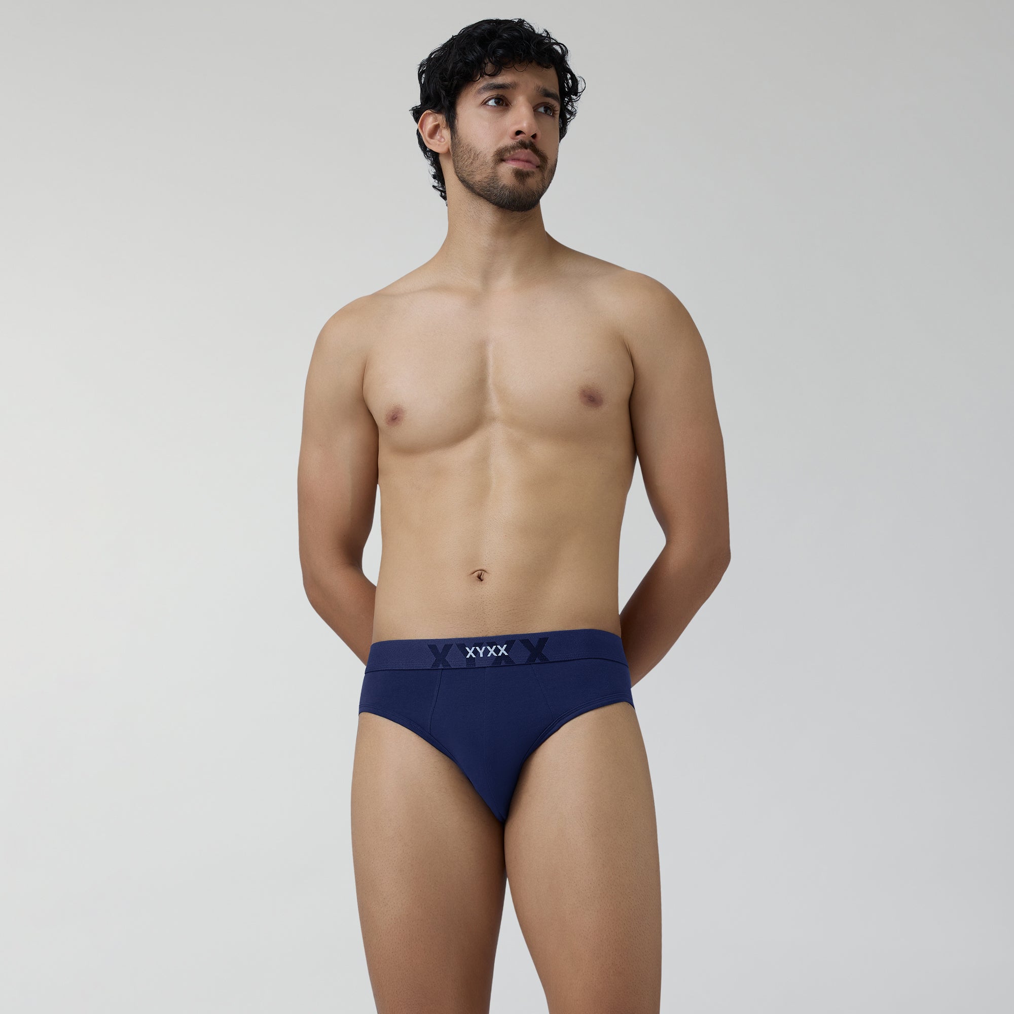 Element Cotton Stretch Briefs For Men Midnight Blue -  XYXX Crew