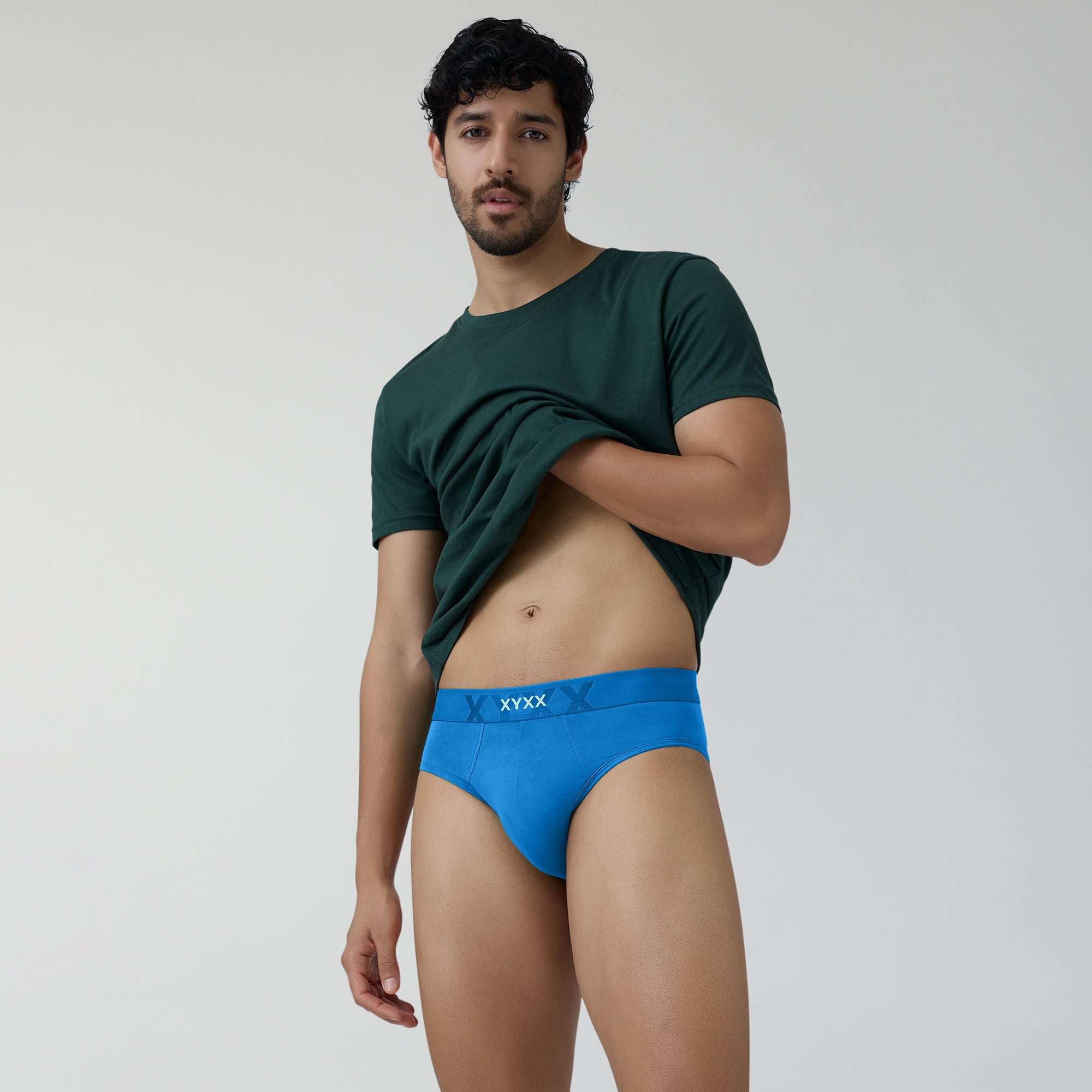 Element Cotton Stretch Briefs For Men Pacific Blue -  XYXX Crew